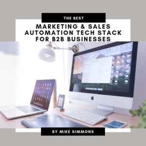 Marketing Sales Automation Tech Stack CRM